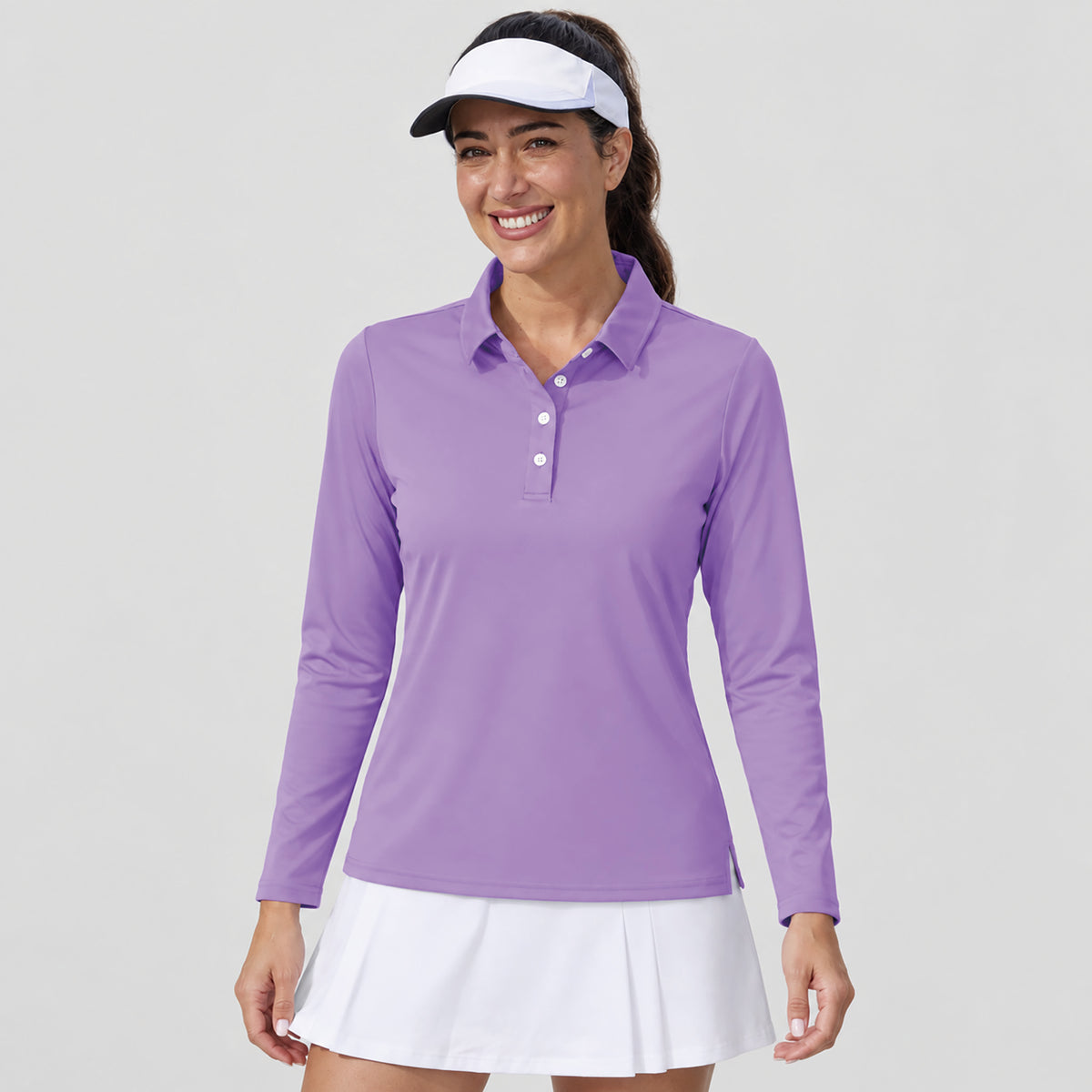 Women's UPF 50 Long Sleeve GolF Shirt Quick Dry Golf Hiking Top