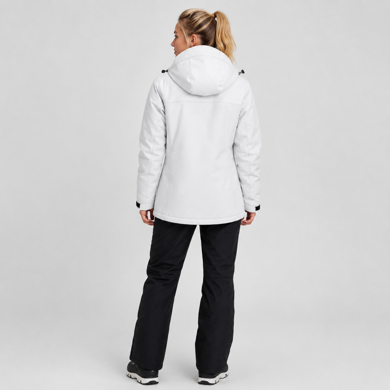Women's Waterproof Ski Jacket - Insulated Winter Snow Coat with Hood