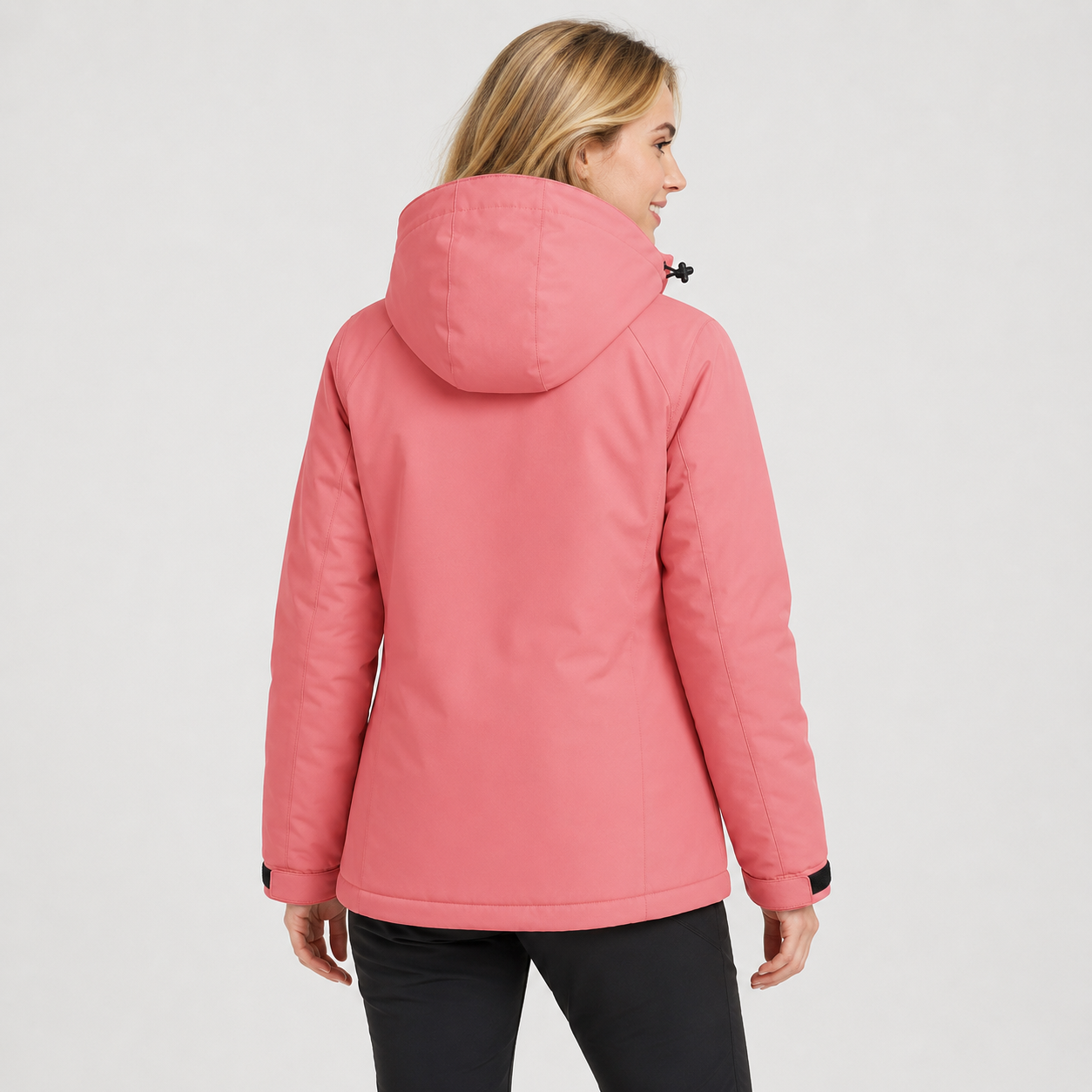 Women's Waterproof Ski Jacket - Insulated Winter Snow Coat with Hood