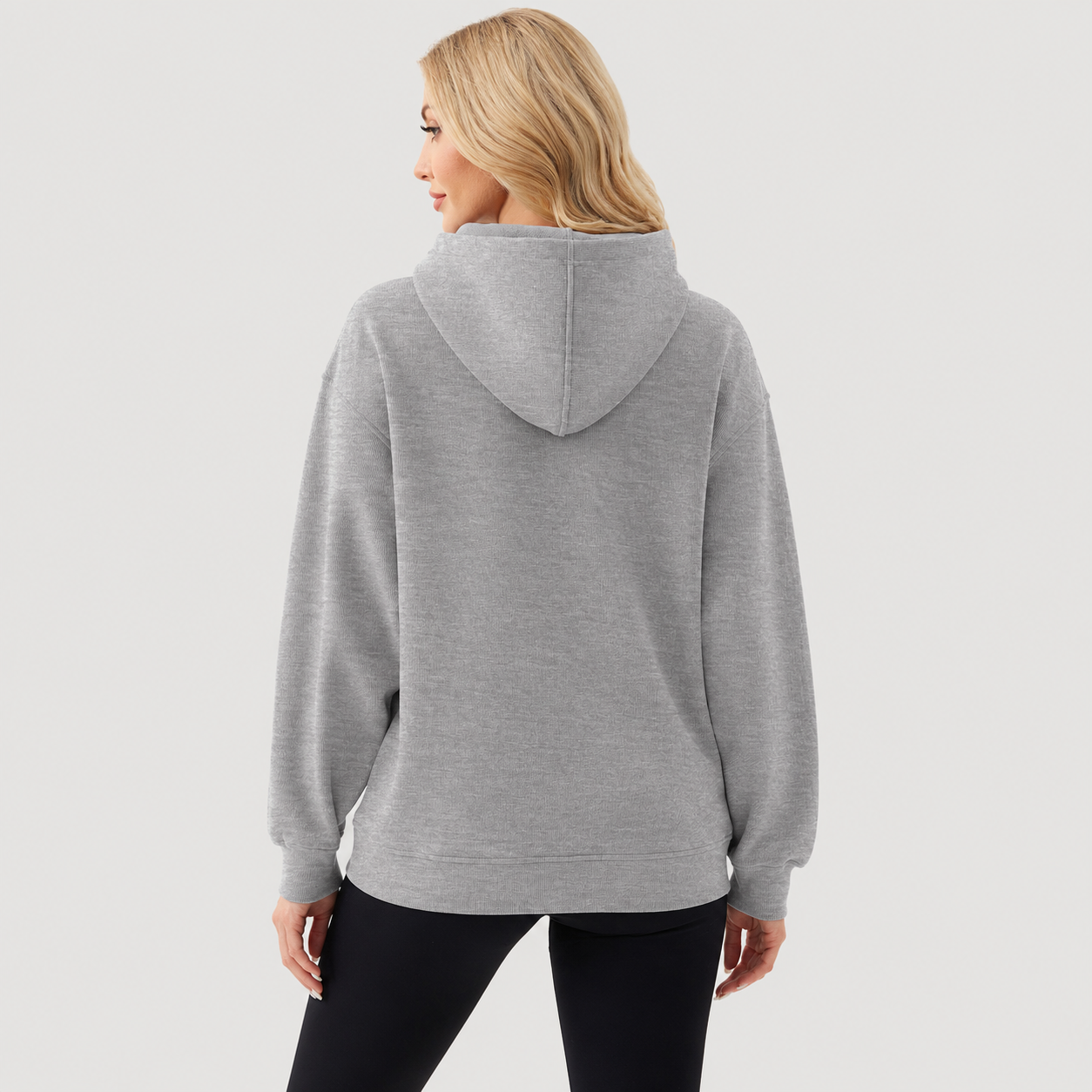 Women's Oversized Fleece Hoodie - Soft Pullover Sweatshirt with Kangaroo Pocket