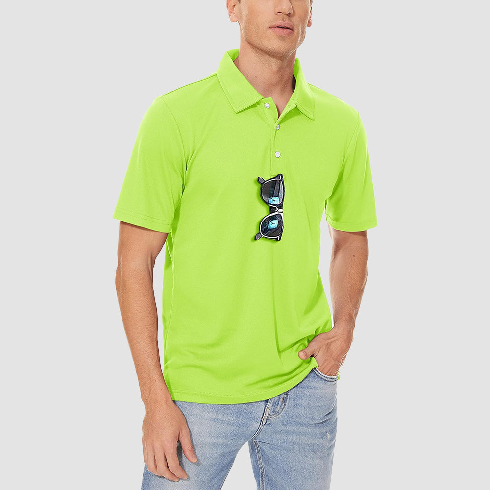 Men's Polo Quick Dry Short Sleeve Golf Polo