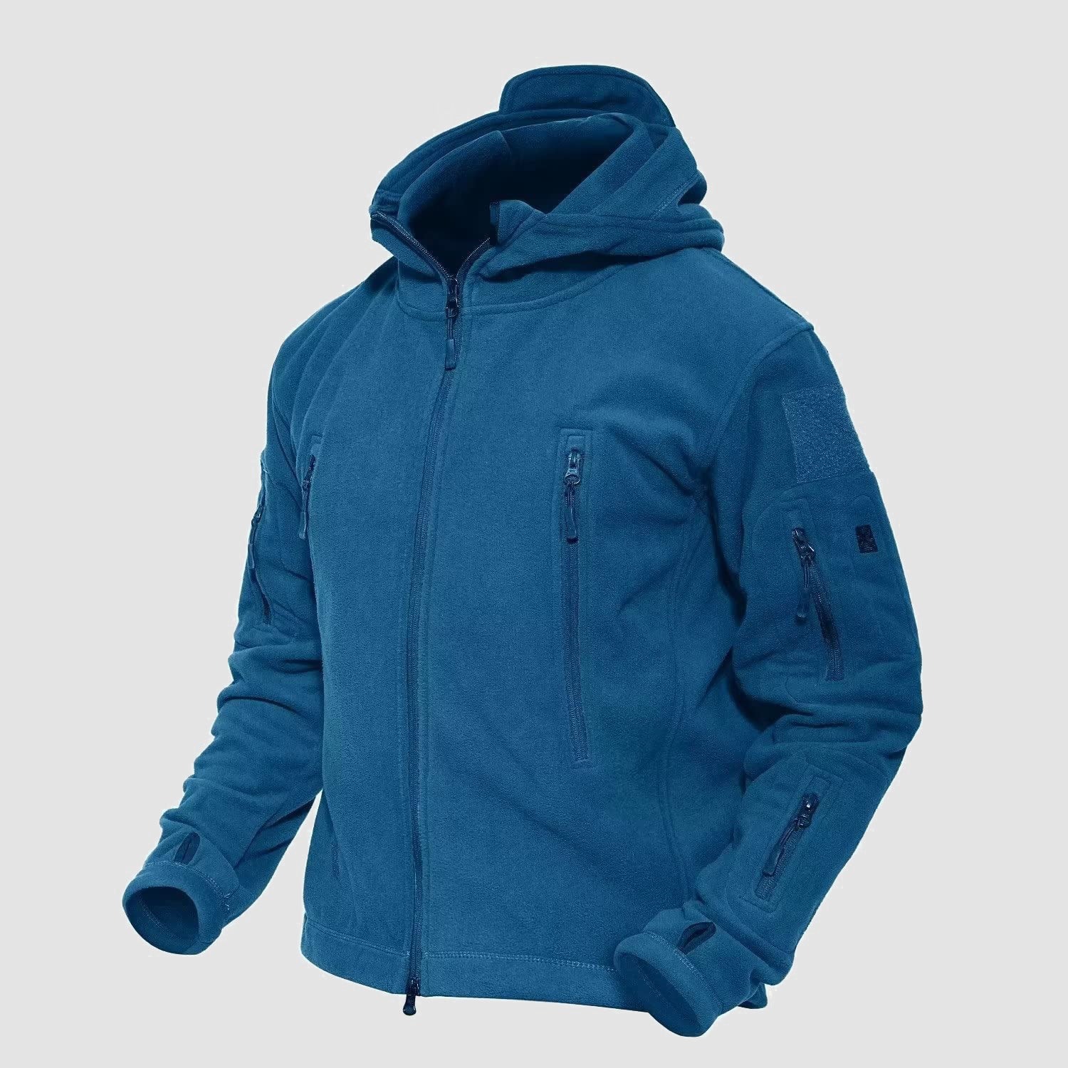 Helikon-Tex Covert Tactical Hoodie Full Zip Melange Blu Helikon-Tex Covert Tactical Hoodie Full Zip Melange Blu
