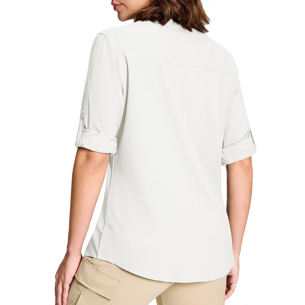 Women's UPF 50 Sun Protection Long Sleeve Hiking Shirt