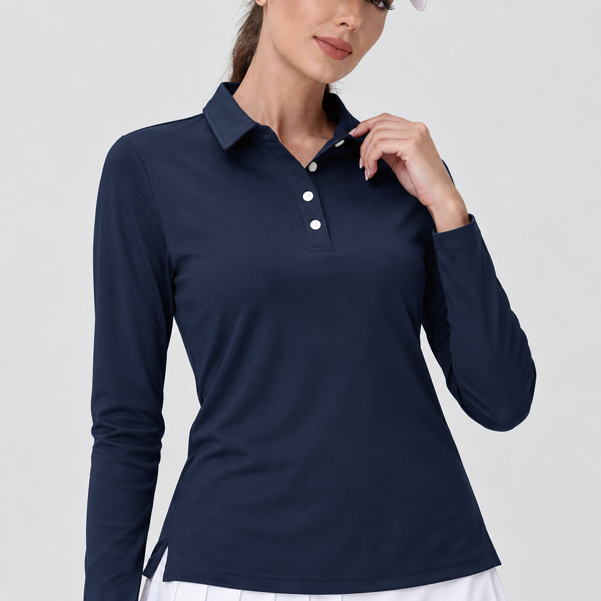 Women's UPF 50 Long Sleeve GolF Shirt Quick Dry Golf Hiking Top