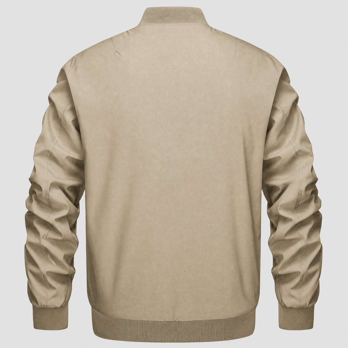 Khaki MAGCOMSEN Men's Bomber Jacket – Casual Zip-Up Windbreaker in #Color_Khaki