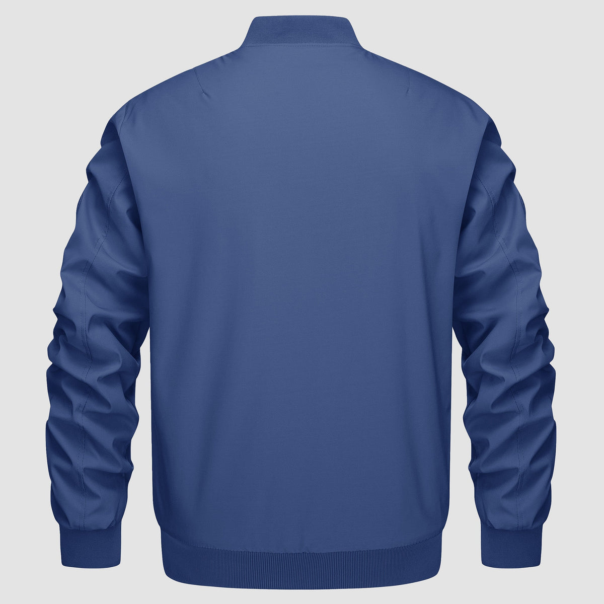 Royal Blue MAGCOMSEN Men's Bomber Jacket – Casual Zip-Up Windbreaker in #Color_Royal Blue