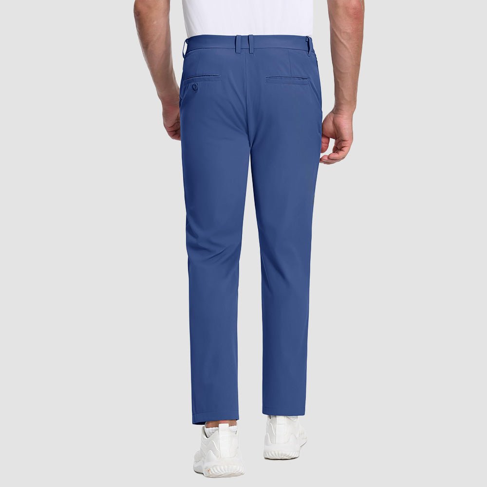 Men's Lightweight Quick-Dry Hiking Pants - Stretch Travel Pants Blue Grey by MAGCOMSEN