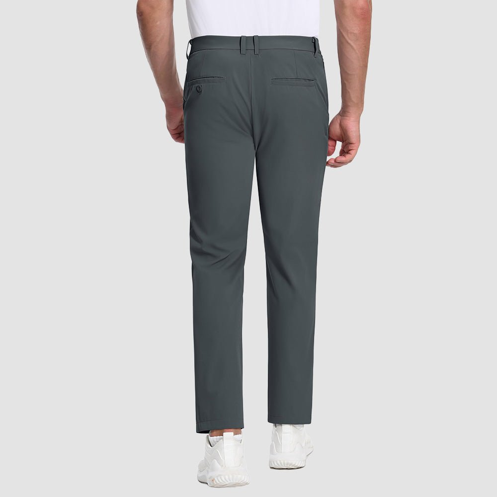 Men's Lightweight Quick-Dry Hiking Pants - Stretch Travel Pants Dark Grey by MAGCOMSEN