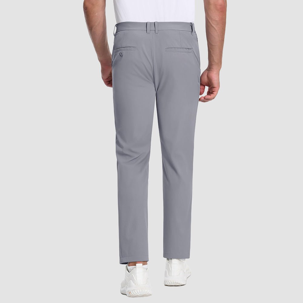 Men's Lightweight Quick-Dry Hiking Pants - Stretch Travel Pants Light Grey by MAGCOMSEN