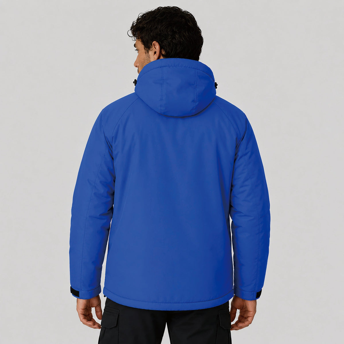 Men's Waterproof Ski Jacket 10k Fleece Lined Winter Snowboard Coat with 7 Pockets Color Blue by MAGCOMSEN