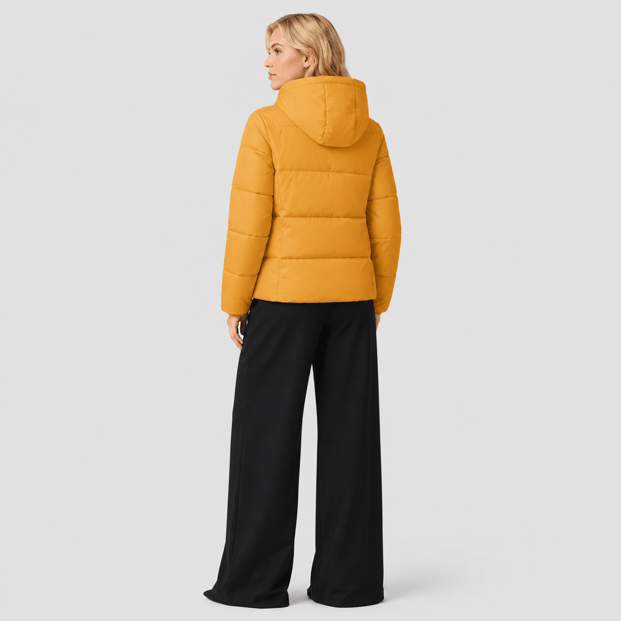 Yellow MAGCOMSEN Women’s Hooded Down Jacket Lightweight Thermal Quilted Winter Coat in #Color_Yellow