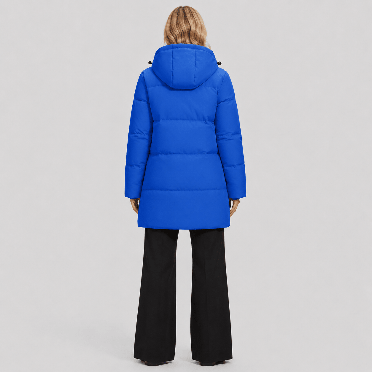 Royal Blue MAGCOMSEN Women's Long Down Parka Waterproof Hooded Winter Puffer Coat in #Color_Royal Blue