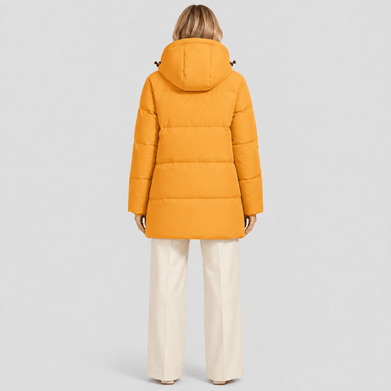 Brown MAGCOMSEN Women's Long Down Parka Waterproof Hooded Winter Puffer Coat in #Color_Brown