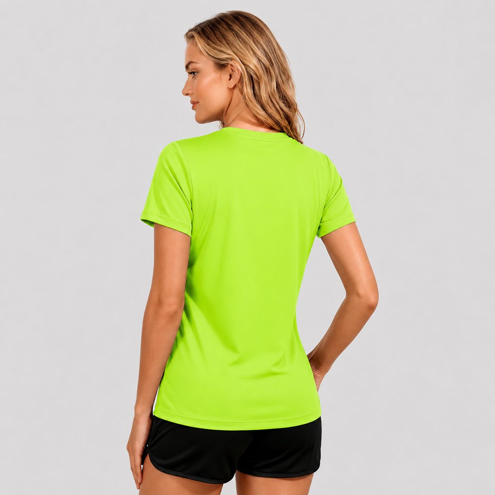 Women's Quick Dry T-Shirt Bright Green by MAGCOMSEN