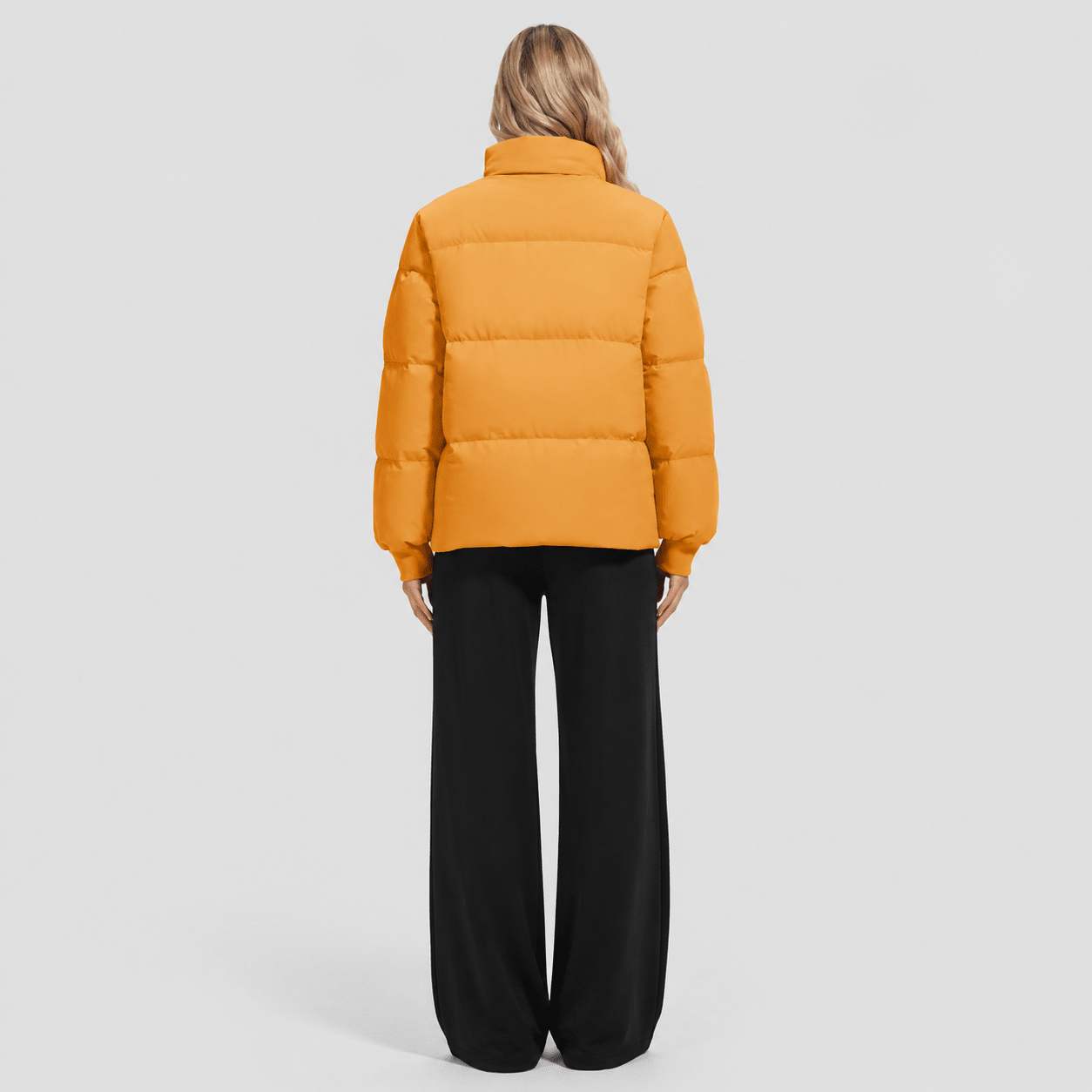 Yellow MAGCOMSEN Women’s Quilted Down Jacket Warm Water Resistant Puffer Winter Coat in #Color_Yellow