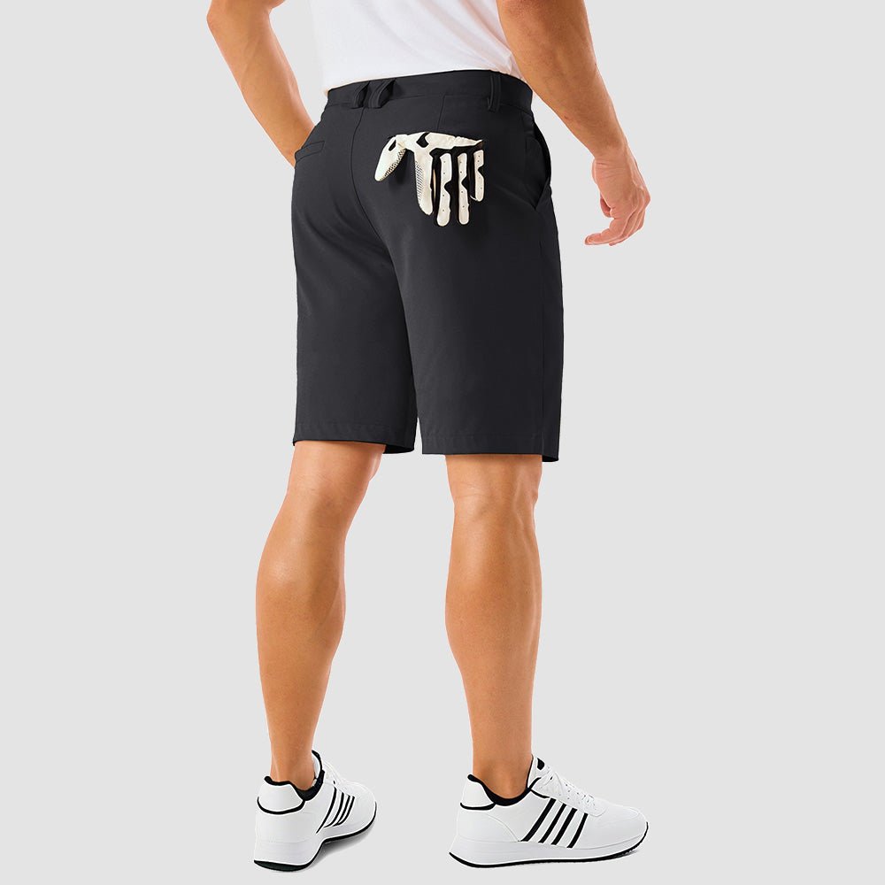 Light Grey Men's Golf Shorts - Quick Dry Stretch Work Shorts with 6 Pockets - MAGCOMSEN