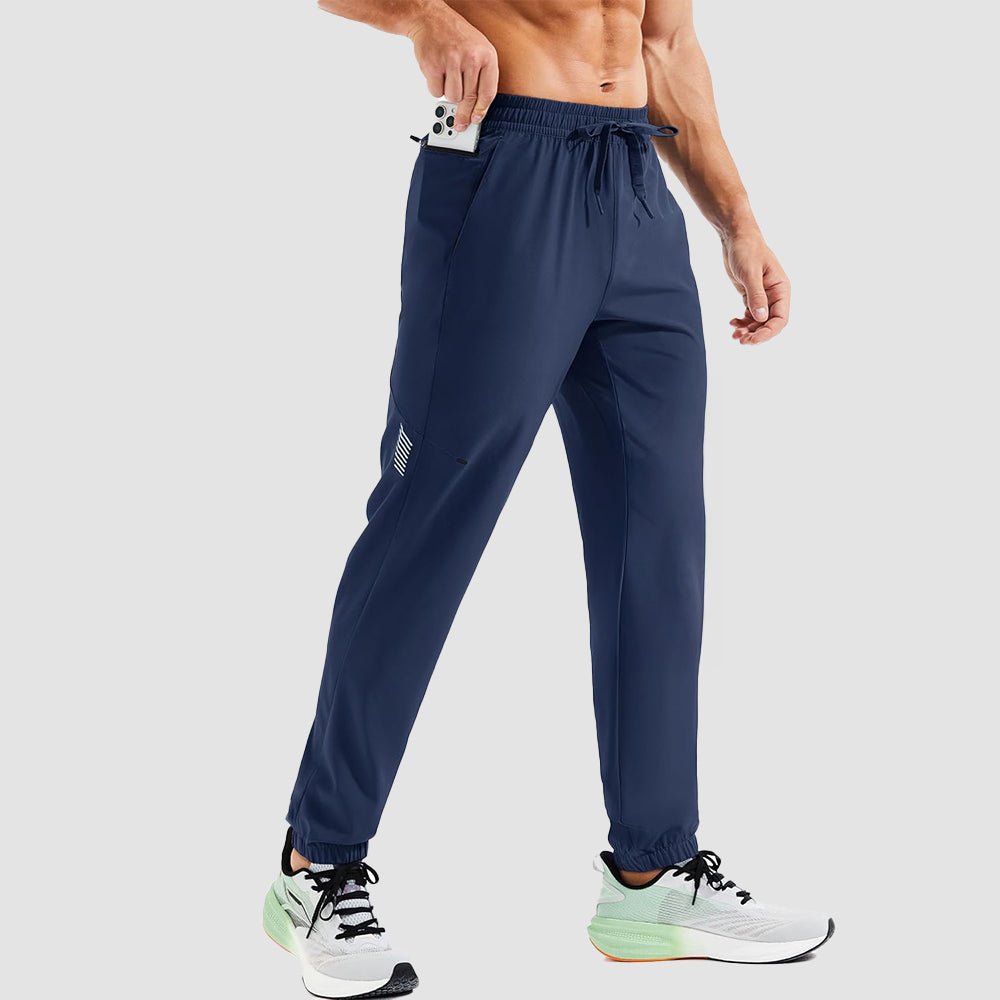 Navy Men's Lightweight Hiking Pants Quick Dry UPF 50+ Joggers - MAGCOMSEN