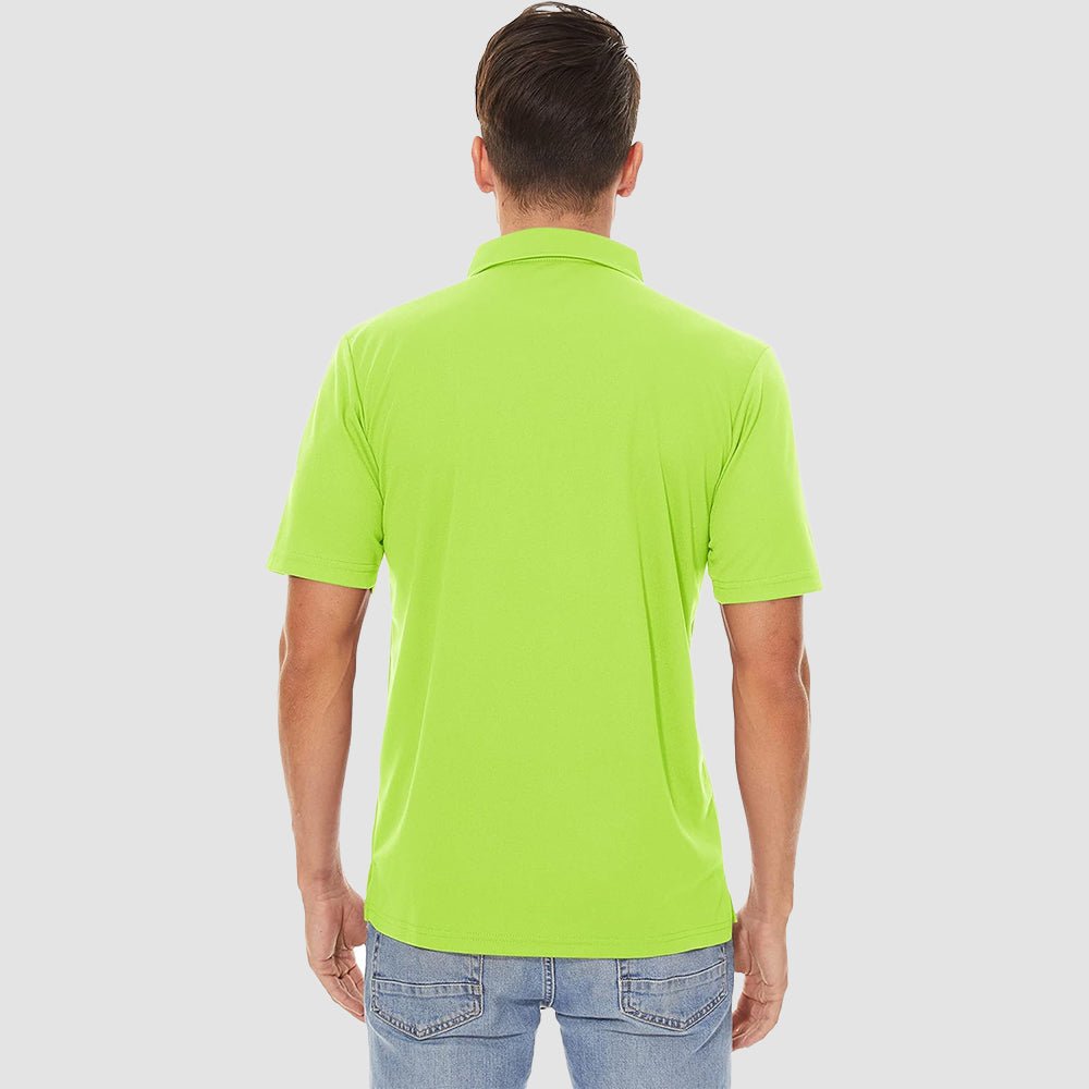Men's Polo Quick Dry Short Sleeve Golf Polo - MAGCOMSEN