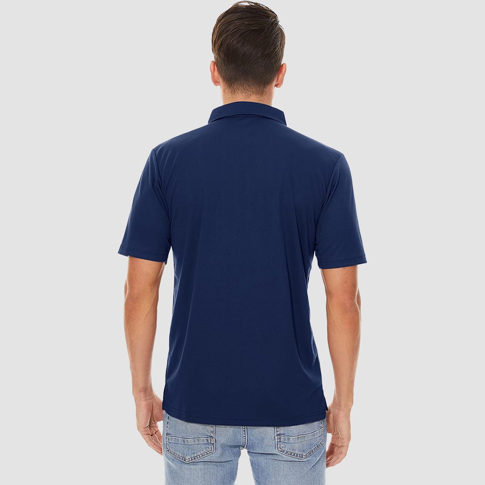 Men's Polo Quick Dry Short Sleeve Golf Polo - MAGCOMSEN