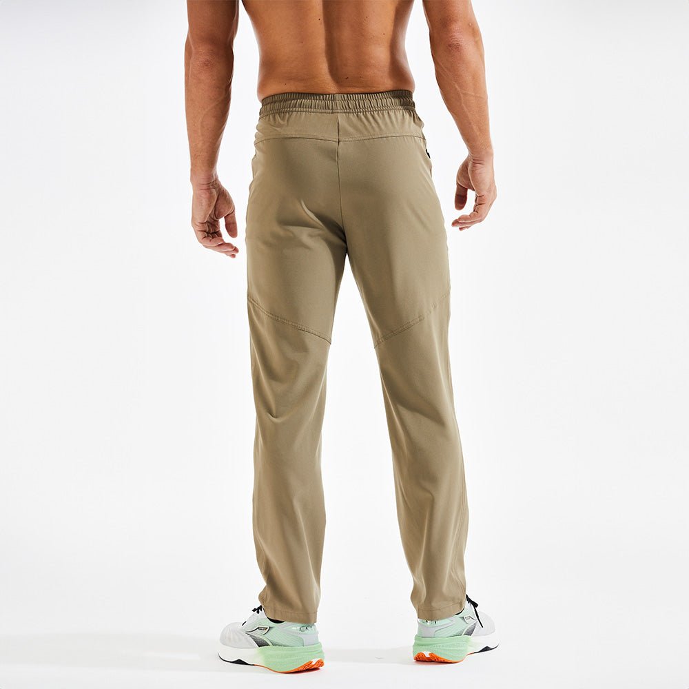 Men's Quick Dry Track Pants - Lightweight, Zipper Pockets - MAGCOMSEN