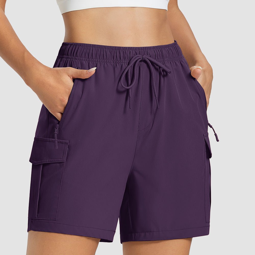 Women's Hiking Cargo Shorts UPF 50+ Quick Dry Golf Shorts with