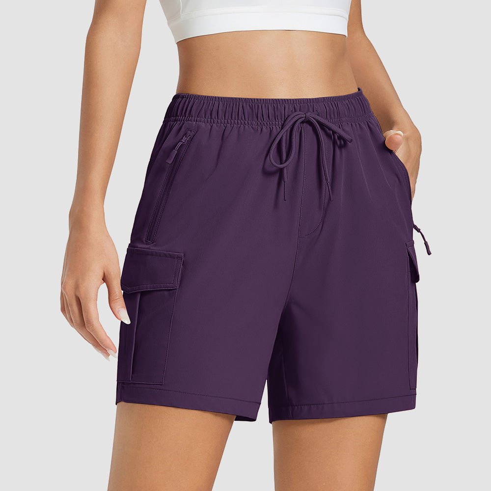 Women's Hiking Cargo Shorts UPF 50+ Quick Dry Golf Shorts with