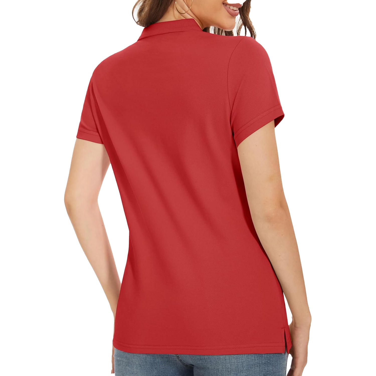 Women's Polo Shirt Cotton Summer Uniform - MAGCOMSEN