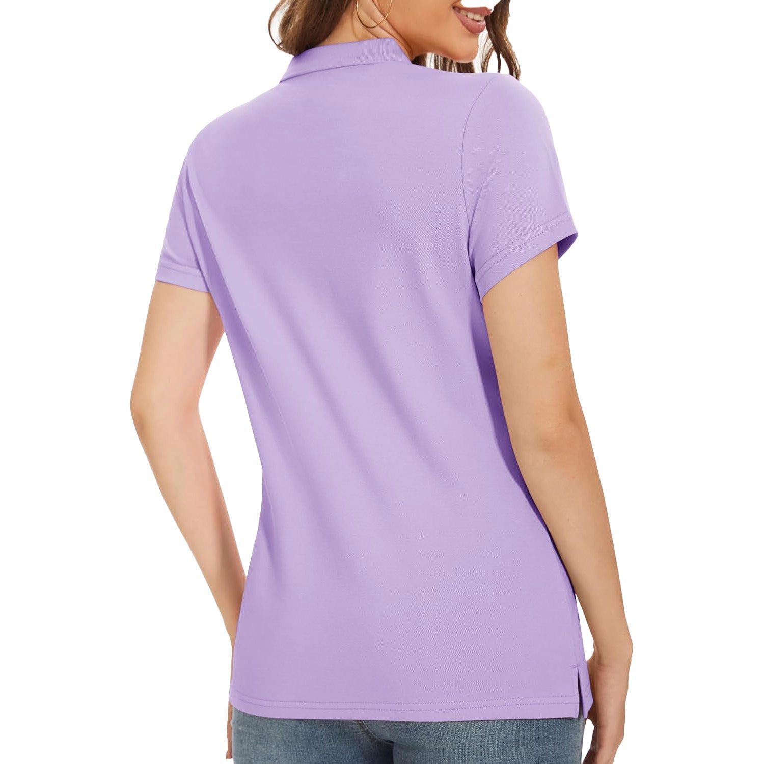Women's Polo Shirt Cotton Summer Uniform - MAGCOMSEN