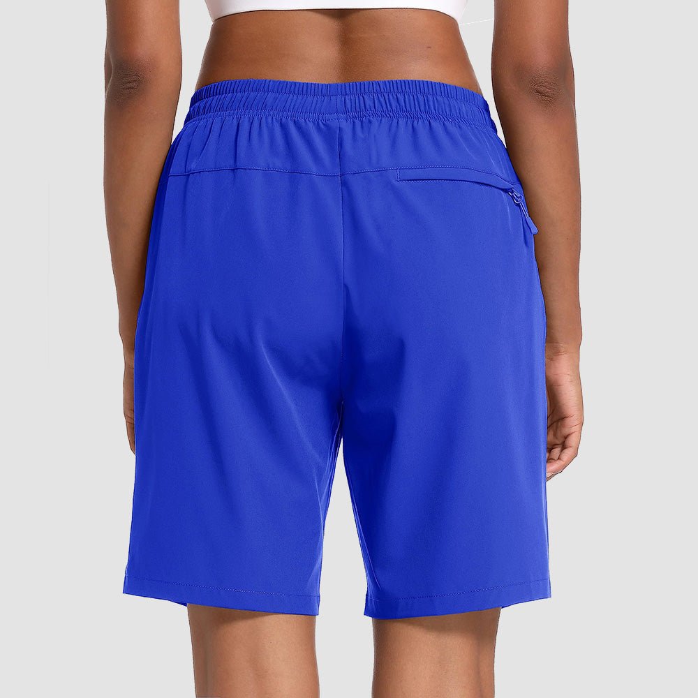 Bright Blue Women's Waterproof Sunprotection Lightweight Quick - Dry Hiking Shorts with 3 Pockets - MAGCOMSEN