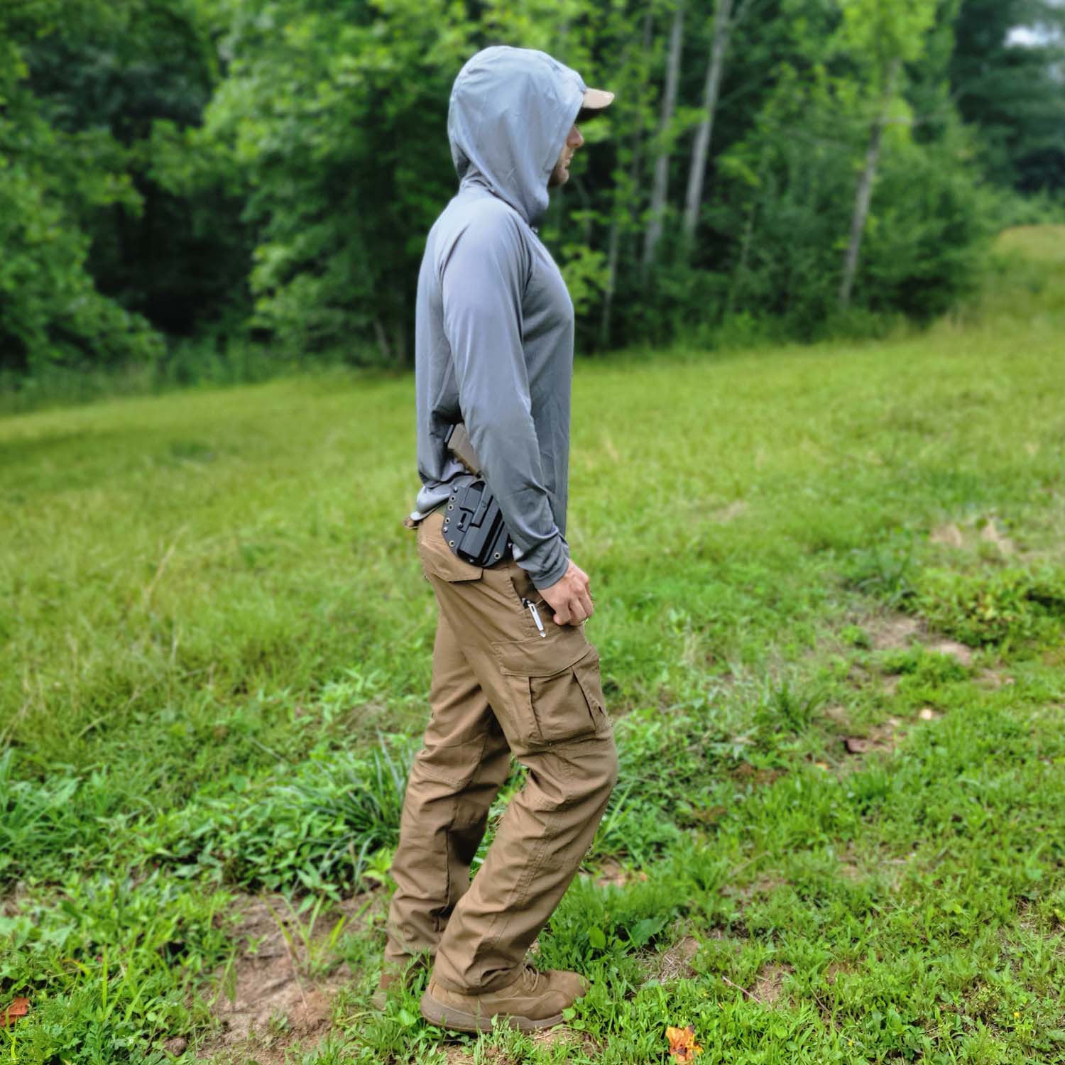 ¡¾Buy 4 Get 4th Free¡¿Men's Hooded UPF 50+ Sun Protection T Shirts Long Sleeve Athletic Fishing Shirts Rash Guards - MAGCOMSEN #Color_Dark Grey