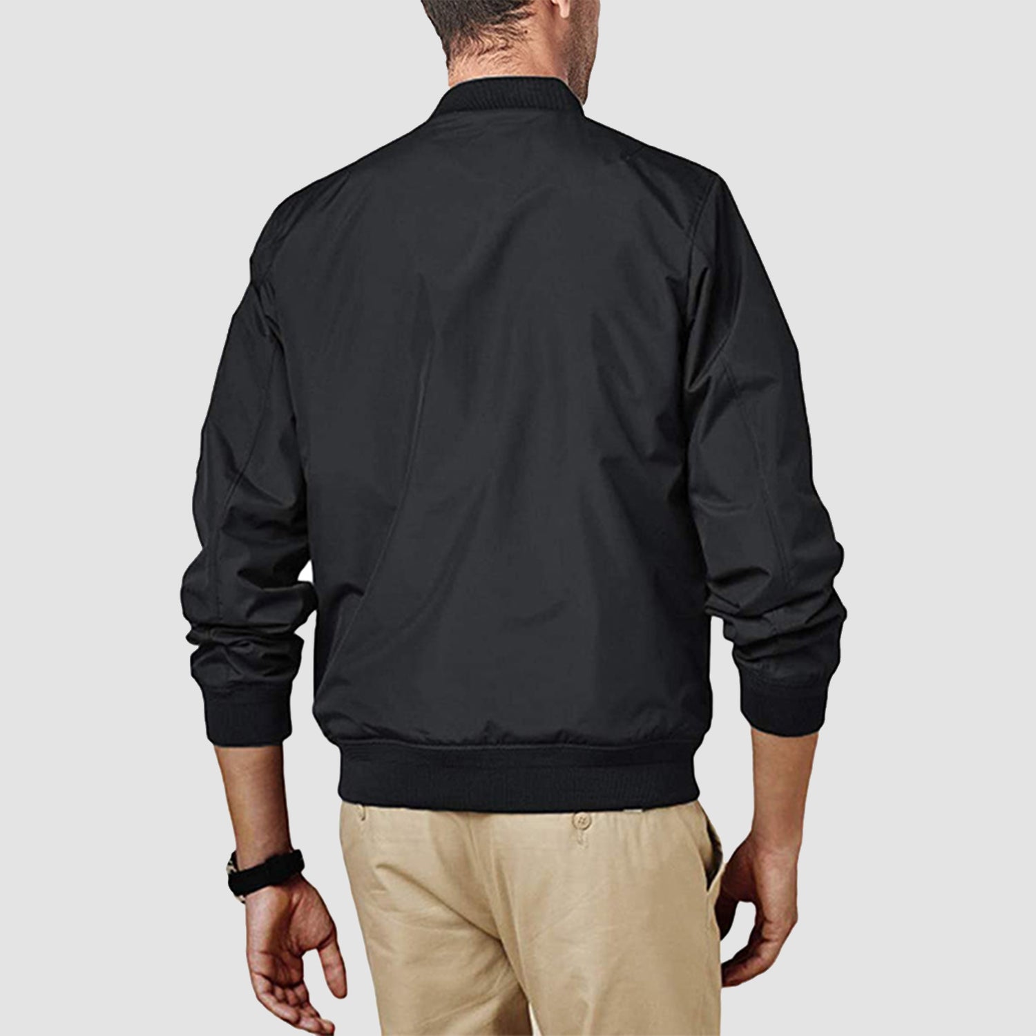 Men's Bomber Jacket  Waterproof Lightweight Jacket - MAGCOMSEN
