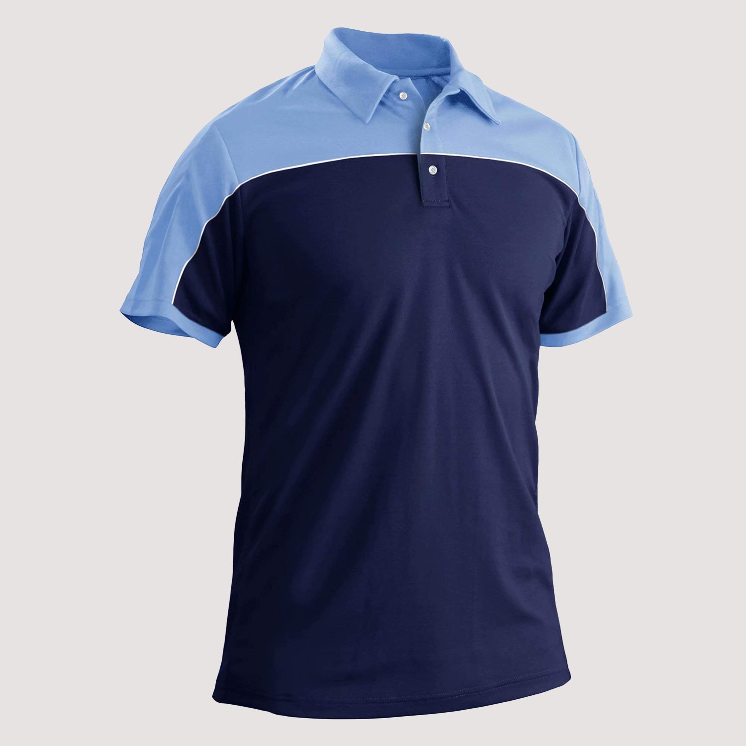 Men's Outdoor Golf Polo Shirts Short Sleeve 3 Button Quick Dry Casucal Polo T-Shirts