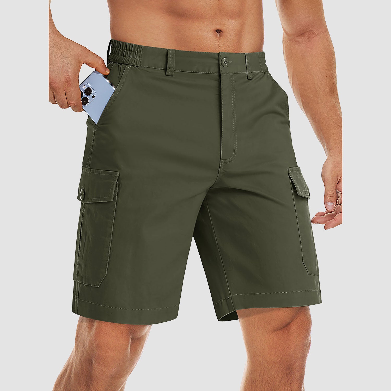 Men's Cargo Shorts Casual Work Shorts