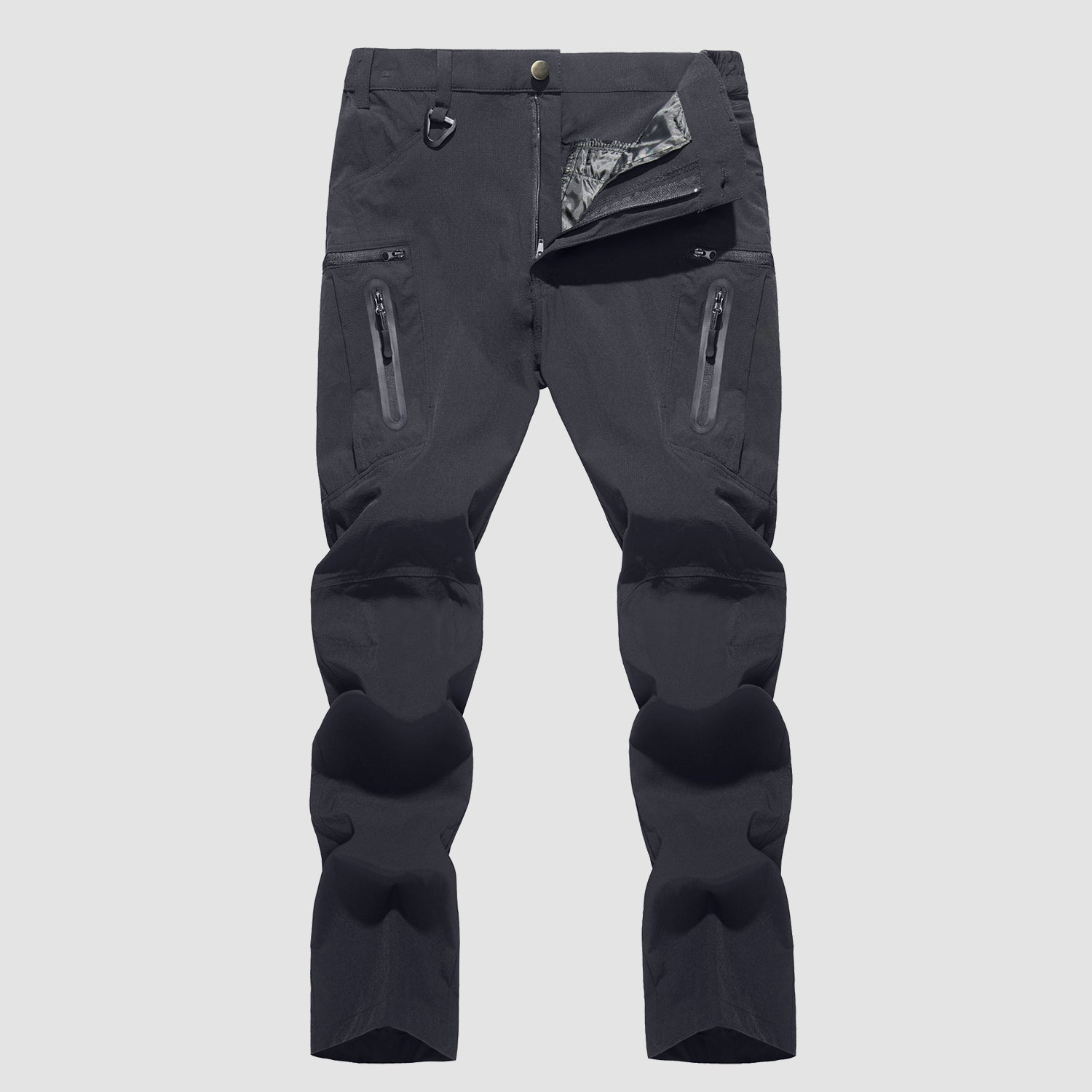 Men's Hiking Pants Water Repellent Cargo Pants with 8 Pockets Ripstop Lightweight Workout Pants