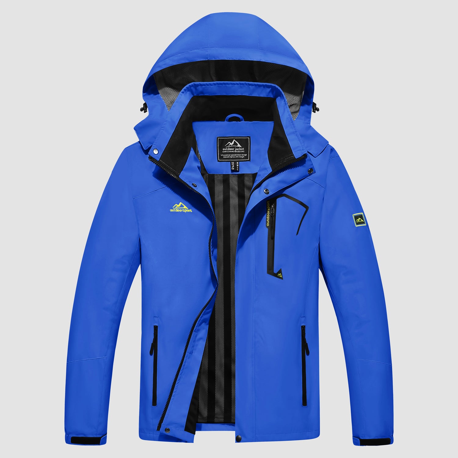 Men's Jacket Water Resistant Windbreaker Coat for Outdoor - MAGCOMSEN