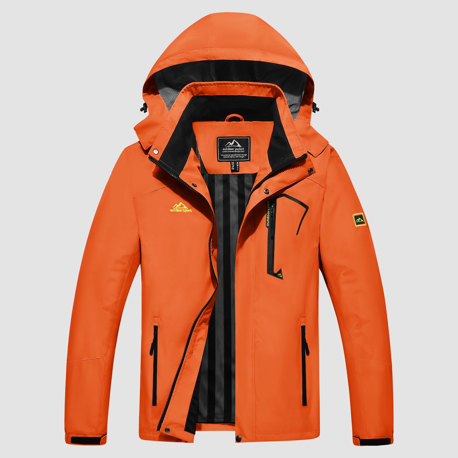 Men's Jacket Water Resistant Windbreaker Coat for Outdoor - MAGCOMSEN