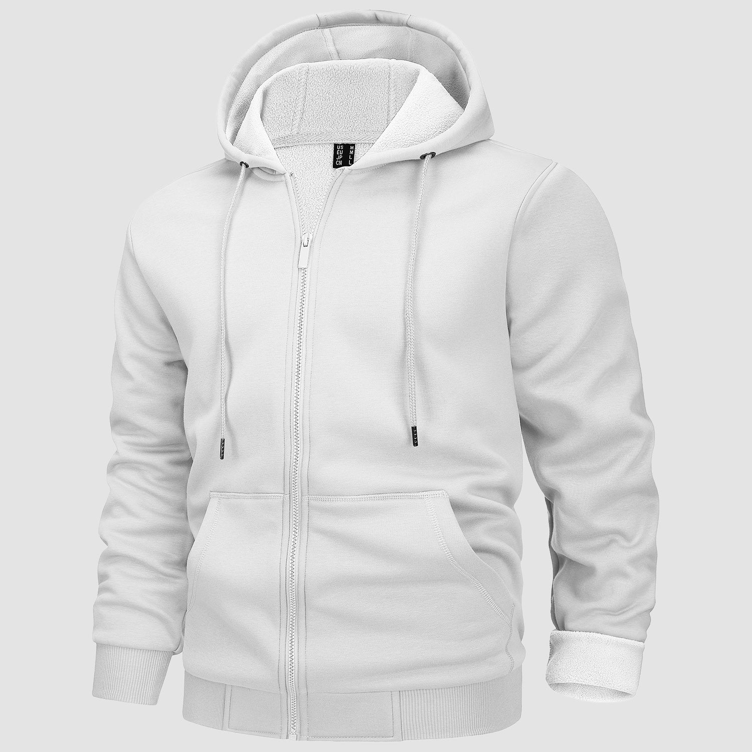Men's Hoodie Jacket  Fleeces Zip Up Sweatshirt - MAGCOMSEN