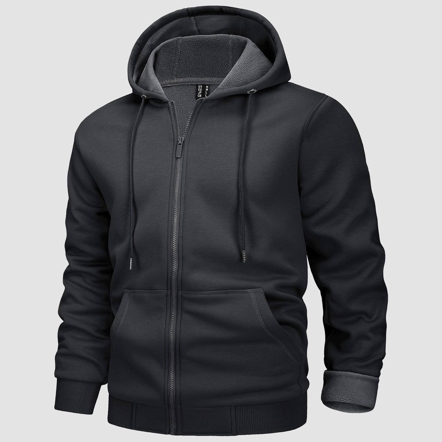 Men's Hoodie Jacket  Fleeces Zip Up Sweatshirt - MAGCOMSEN