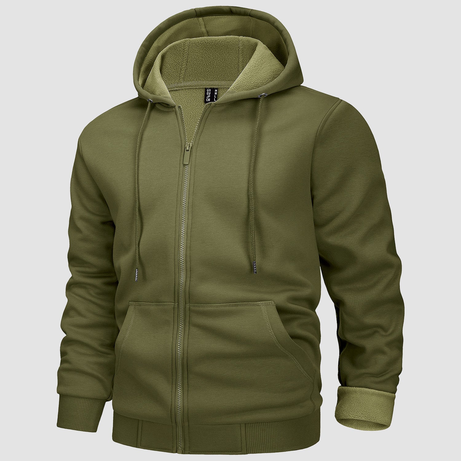 Men's Hoodie Jacket  Fleeces Zip Up Sweatshirt - MAGCOMSEN