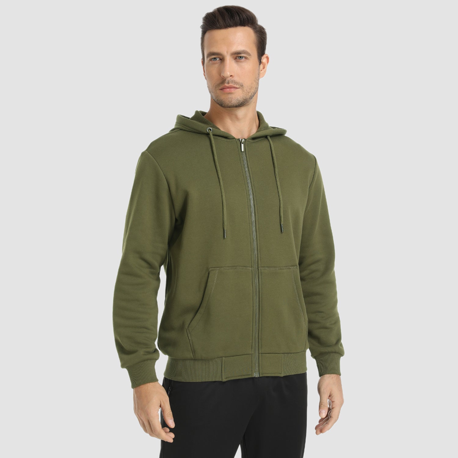 Men's Hoodie Jacket  Fleeces Zip Up Sweatshirt - MAGCOMSEN