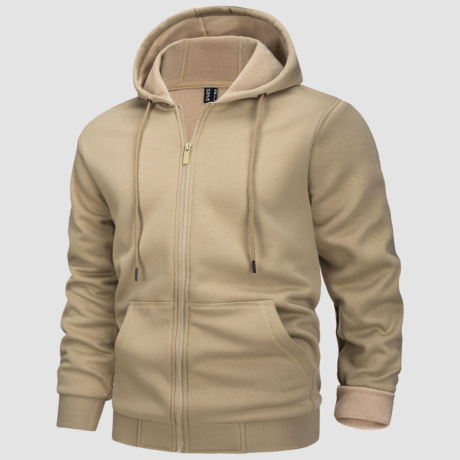 Men's Hoodie Jacket  Fleeces Zip Up Sweatshirt - MAGCOMSEN