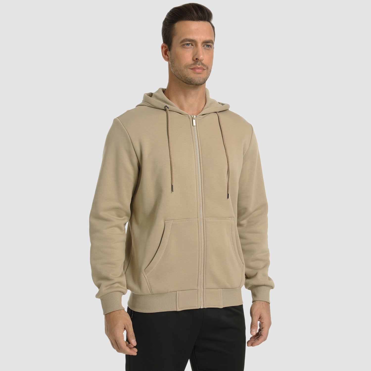Men's Hoodie Jacket  Fleeces Zip Up Sweatshirt - MAGCOMSEN
