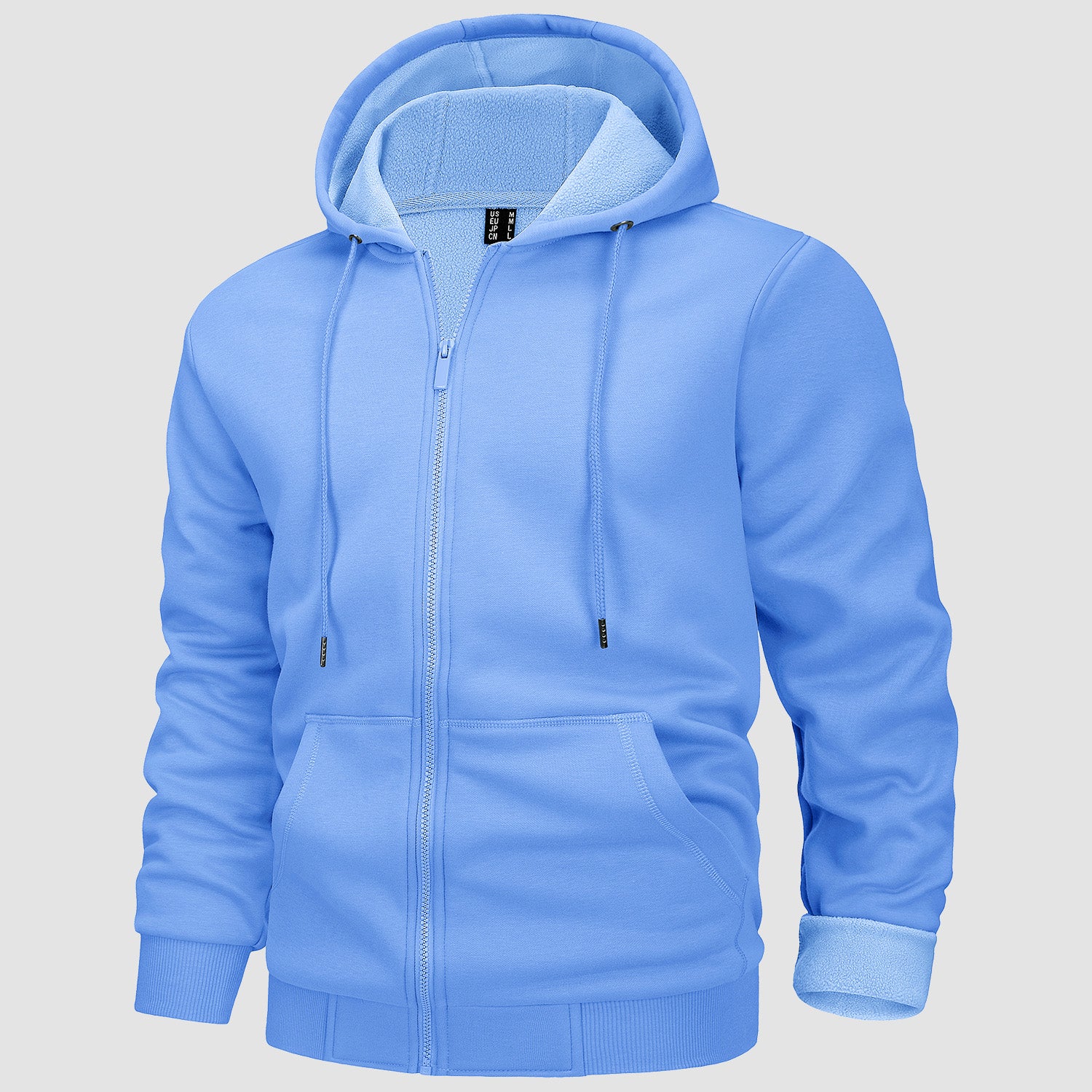 Men's Hoodie Jacket  Fleeces Zip Up Sweatshirt - MAGCOMSEN