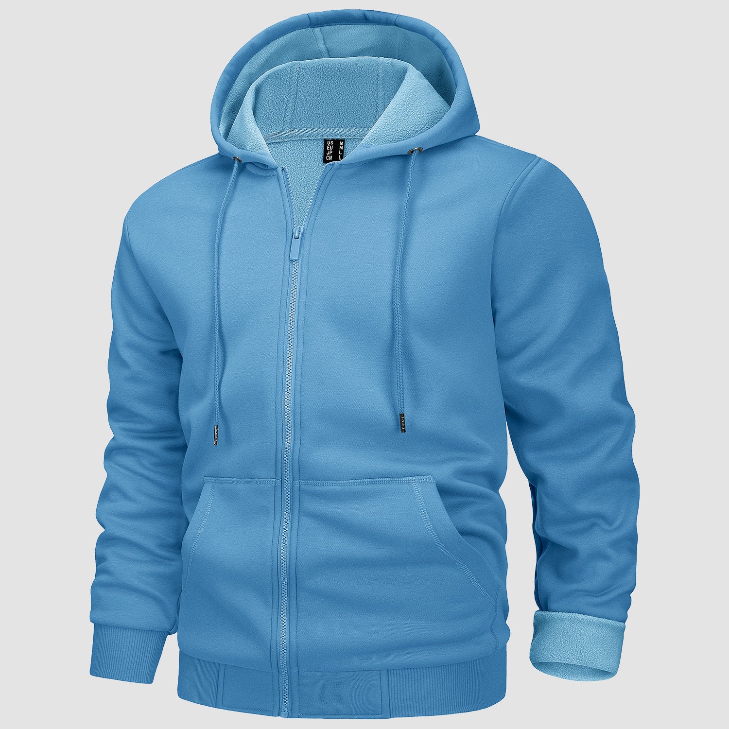 Men's Hoodie Jacket  Fleeces Zip Up Sweatshirt - MAGCOMSEN