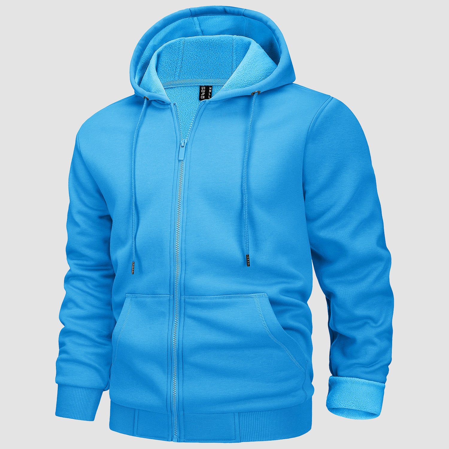Men's Hoodie Jacket  Fleeces Zip Up Sweatshirt - MAGCOMSEN