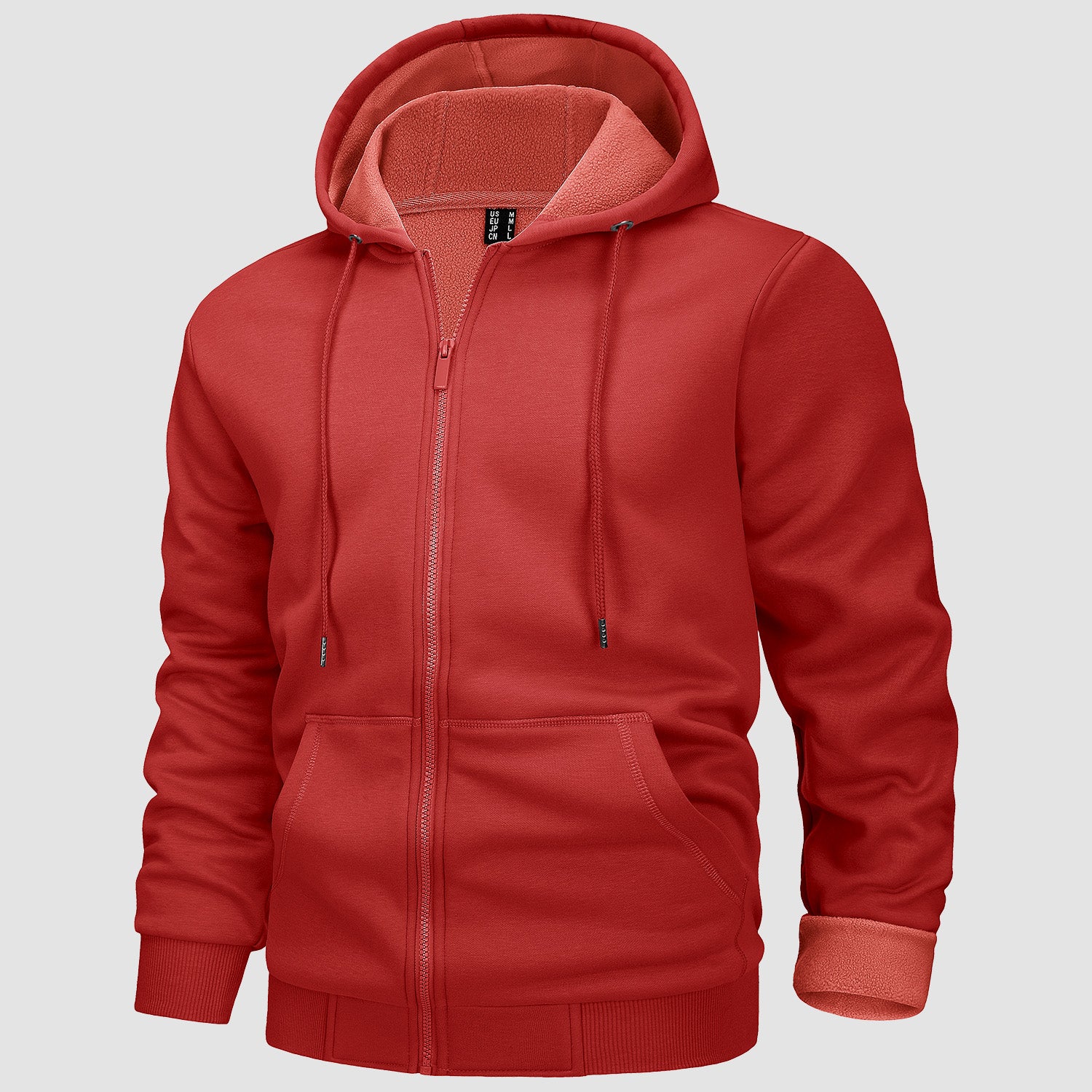 Men's Hoodie Jacket  Fleeces Zip Up Sweatshirt - MAGCOMSEN