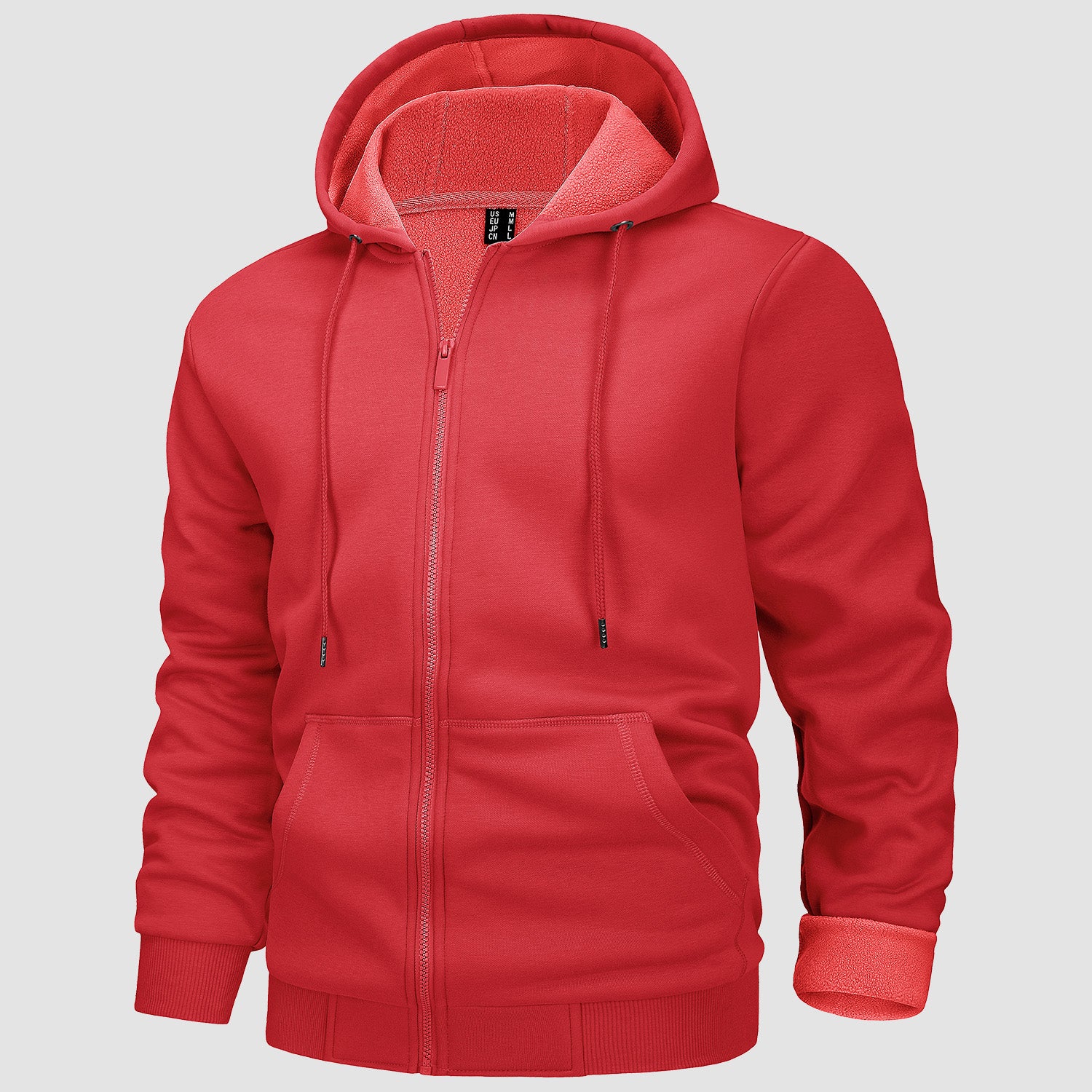 Men's Hoodie Jacket  Fleeces Zip Up Sweatshirt - MAGCOMSEN