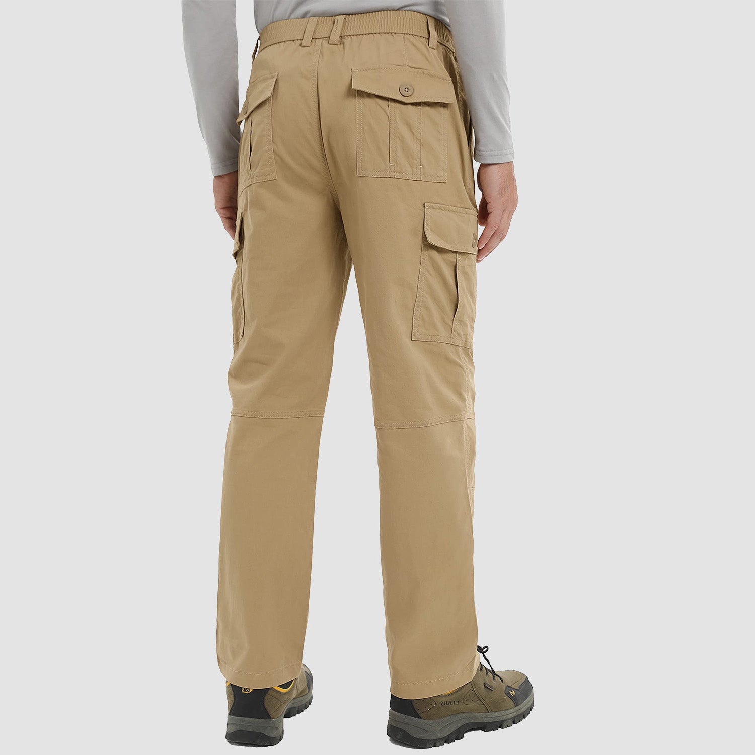 Men's Cargo Pants Straight Fit Work Pants - MAGCOMSEN