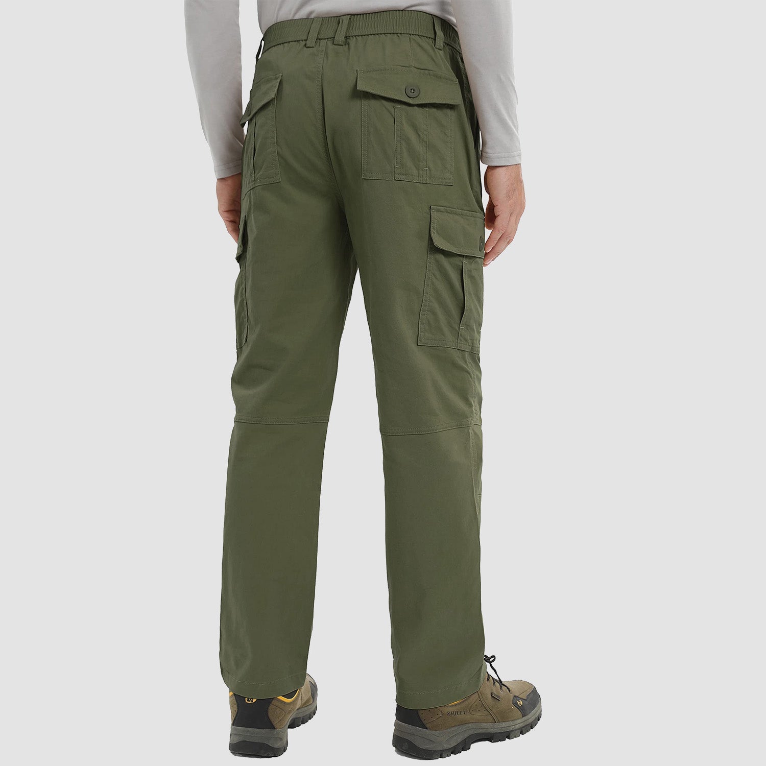 Men's Cargo Pants Straight Fit Work Pants - MAGCOMSEN