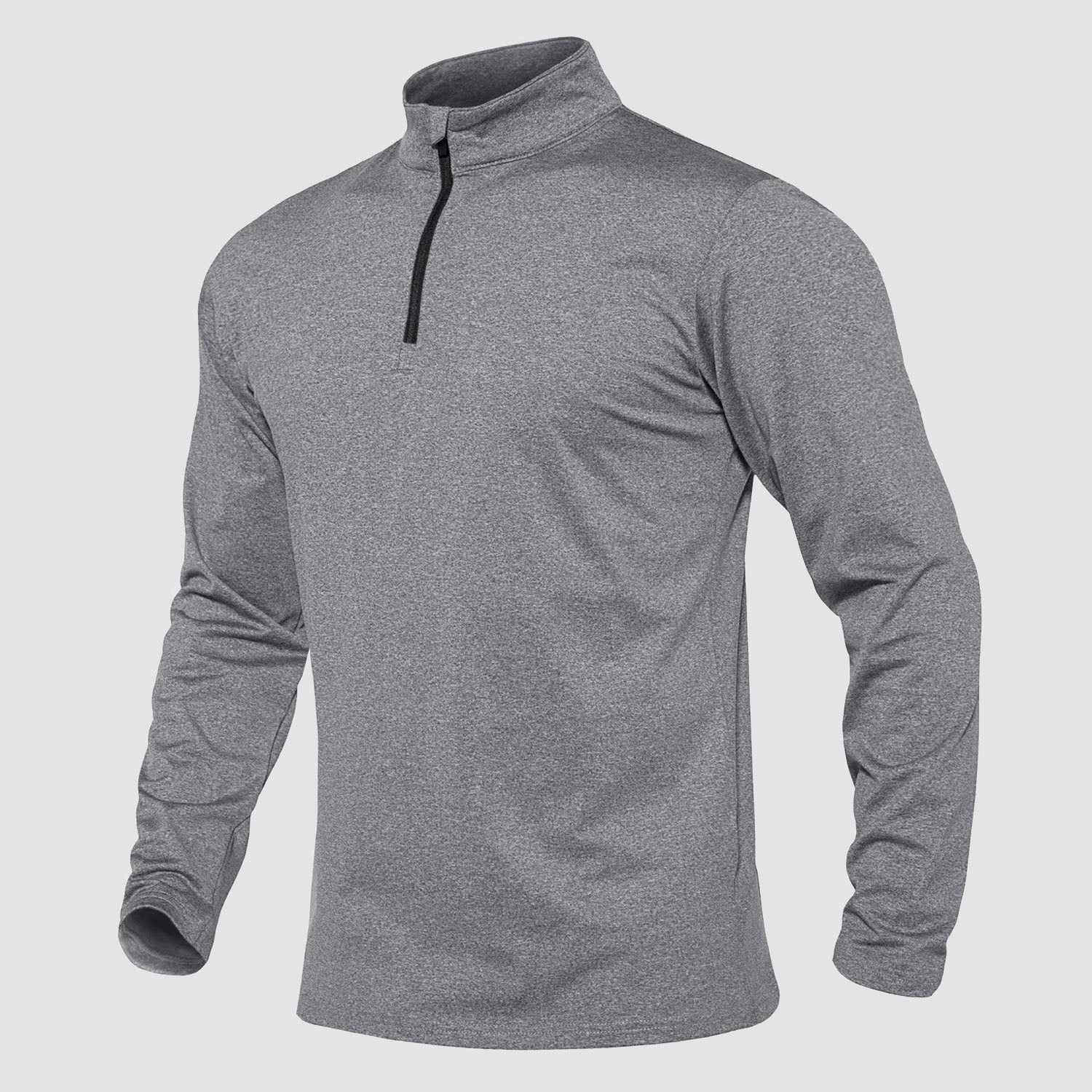 Men's Athletic Shirt 1/4 Zip Fleece Long Sleeve Sweatshirts - MAGCOMSEN